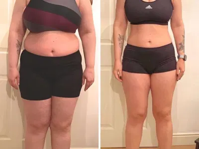 Rebecca H., verified LipoJaro customer from Austin, Texas — 5-star review on steady daily energy